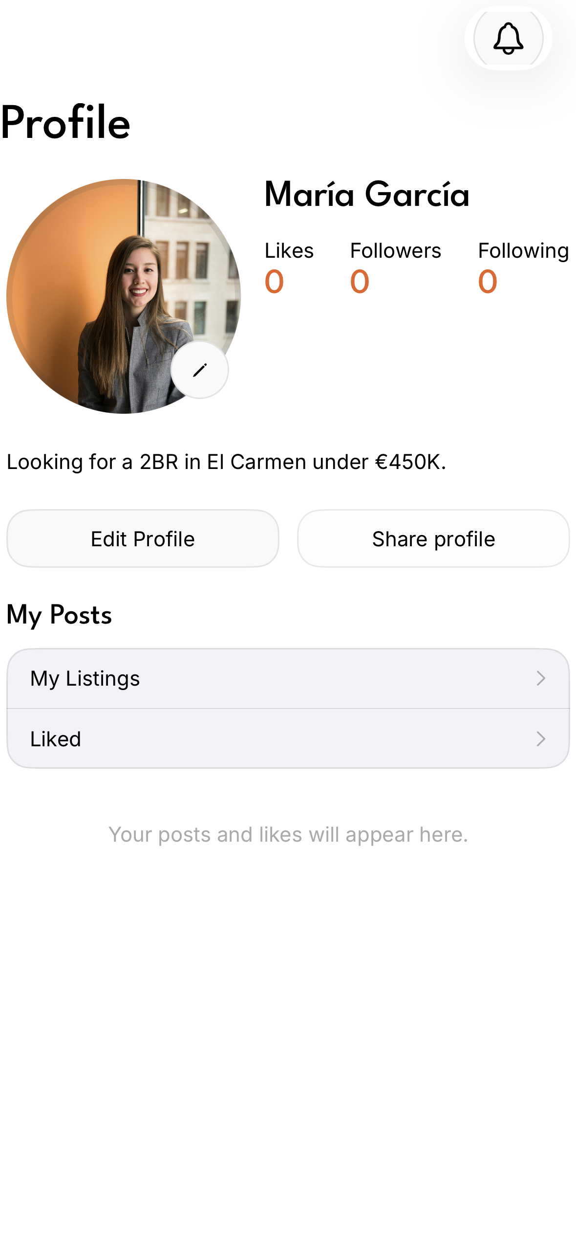 Buyer profile mirror